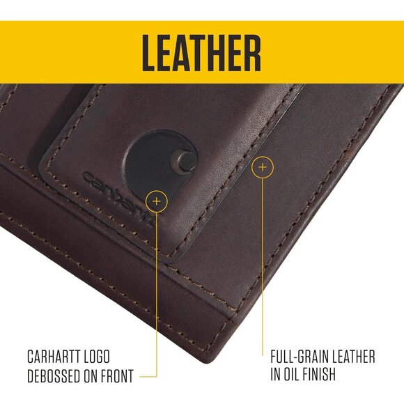 Men Durable Oil Tan Leather Wallet Available in Multiple Styles for everyday Use - Picture 6 of 8